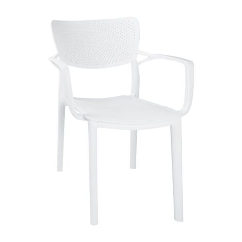 ΚΑΡΕΚΛΑ ΚΗΠΟΥ Fylliana Bellini ΛΕΥΚΟ ΧΡΩΜΑ 54,5x53x84εκ