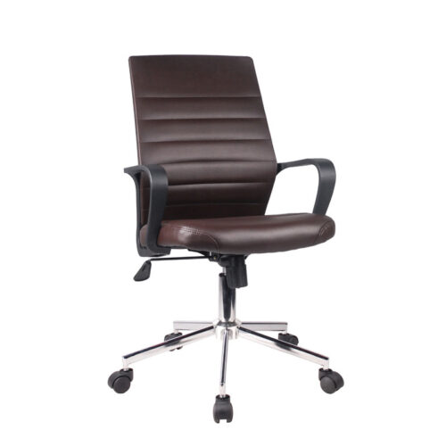 ΚΑΡΕΚΛΑ ΓΡΑΦΕΙΟΥ Fylliana ΚΑΦΕ ΔΕΡΜΑΤΙΝΗ 5568L 57x60x92.5/100εκ