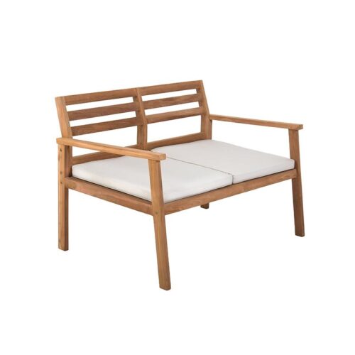 ΔΙΘΕΣΙΟΣ ΚΑΝΑΠΕΣ ΚΗΠΟΥ Fylliana New Winston ΜΑΣΙΦ ΞΥΛΟ ΤΕΑΚ ΦΥΣΙΚΟ ΧΡΩΜΑ 128x75x75εκ