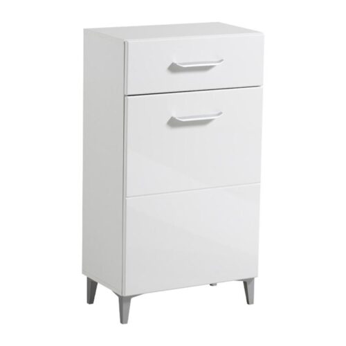 ΕΠΙΠΛΟ ΧΩΛ COMO 1K1F ΛΕΥΚΟ-ΛΕΥΚΗ ΛΑΚΑ 58x35x104,5εκ fxtr