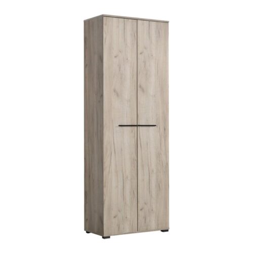 ΕΠΙΠΛΟ ΧΩΛ LORCA GREY OAK / ΜΑΥΡΟ 67x40x195εκ fxtr