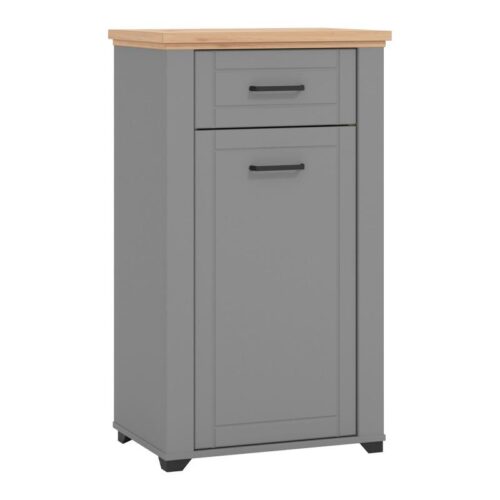 ΕΠΙΠΛΟ ΕΙΣΟΔΟΥ VALENCIA ΓΚΡΙ ΓΡΑΦΙΤΗΣ-ARTISAN OAΚ-ΓΚΡΙ ΜΑΤ 60,5x41x105εκ fxtr