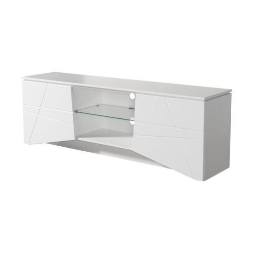 ΕΠΙΠΛΟ ΤΗΛΕΟΡΑΣΗΣ CADIZ ΛΕΥΚΗ ΛΑΚΑ 168x39x57εκ