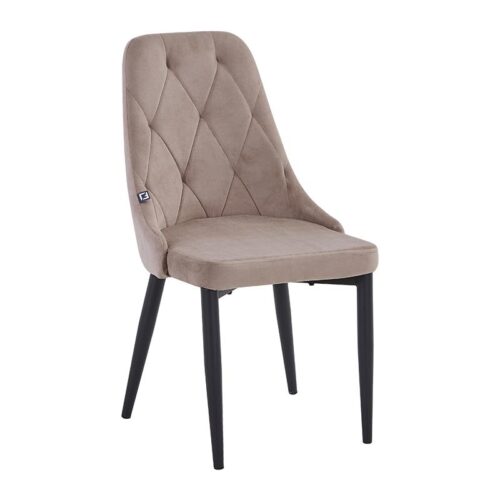 ΚΑΡΕΚΛΑ ΤΡΑΠΕΖΑΡΙΑΣ Fylliana FL2024 ΜΠΕΖ ΒΕΛΟΥΔΟ 58x44x88εκ