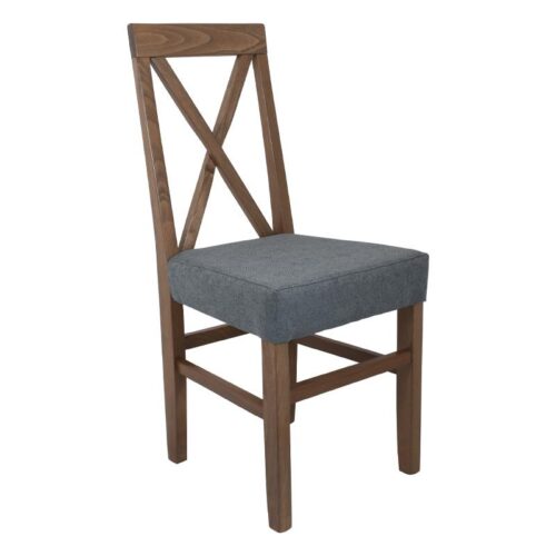 ΚΑΡΕΚΛΑ ΤΡΑΠΕΖΑΡΙΑΣ Fylliana TX GREY OAK-ΣΙΕΛ 43x44x98εκ