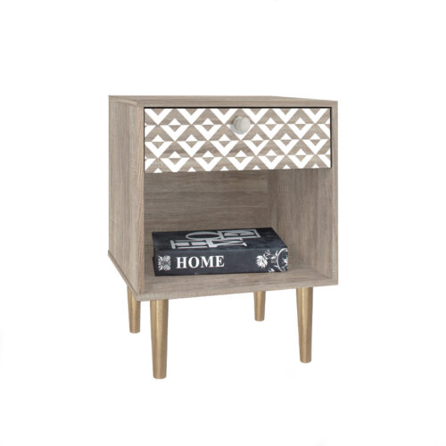 ΚΟΜΟΔΙΝΟ Fylliana "Home" SONOMA 40x39.5x55εκ