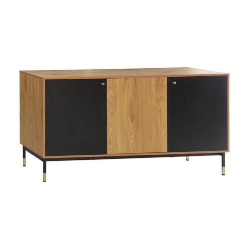 ΚΟΜΟΤΑ-ΜΠΟΥΦΕΣ ΜΕ 3 ΝΤΟΥΛΑΠΙΑ Fylliana Living ΚΑΦΕ-ΜΑΥΡΟ ΧΡΩΜΑ 150x40x82εκ