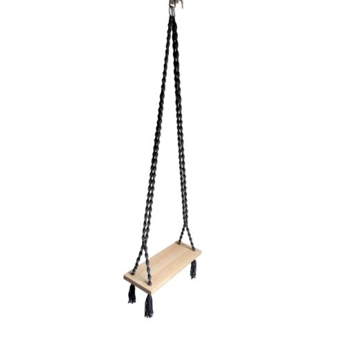 ΚΡΕΜΑΣΤΗ ΚΟΥΝΙΑ Fylliana FL620 ΜΕ ΞΥΛΙΝΟ ΚΑΘΙΣΜΑ ΧΡΩΜΑ ΓΚΡΙ 55x20x2εκ