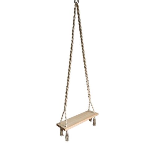 ΚΡΕΜΑΣΤΗ ΚΟΥΝΙΑ Fylliana FL620 ΜΕ ΞΥΛΙΝΟ ΚΑΘΙΣΜΑ ΧΡΩΜΑ ΜΠΕΖ 55x20x2εκ