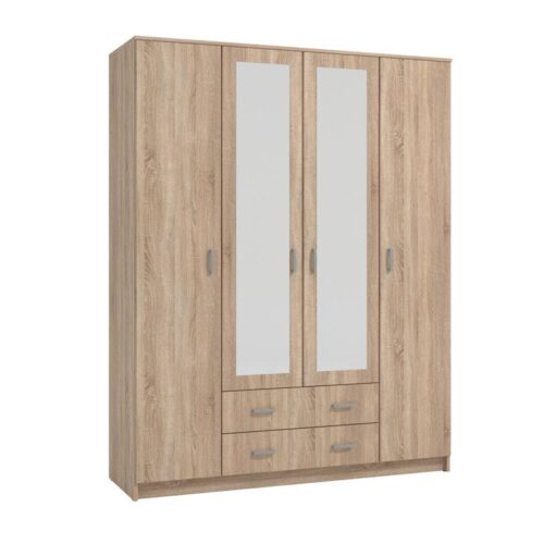 ΝΤΟΥΛΑΠΑ HANA 4K2F2O SONOMA 160x52x205εκ