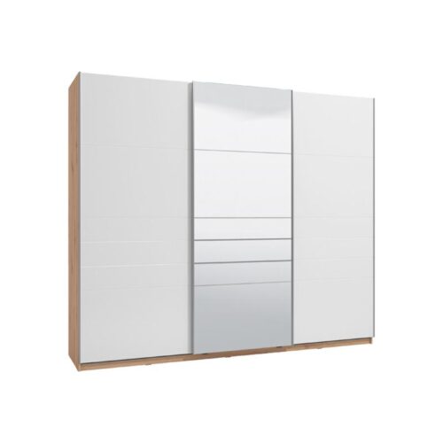 ΝΤΟΥΛΑΠΑ MONDEGO 270 POG ΜΕ ΚΑΘΡΕΦΤΗ ARTISAN-ΛΕΥΚΗ ΛΑΚΑ 262.5x62.5x224εκ