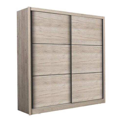 ΝΤΟΥΛΑΠΑ NAVARA 215 GREY OAK 213x60x215,5εκ