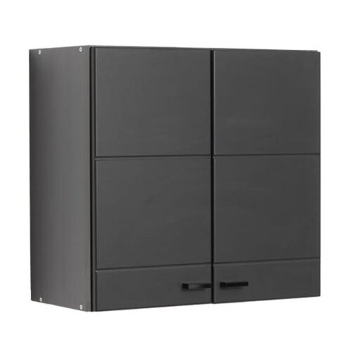 ΝΤΟΥΛΑΠΙ ΚΟΥΖΙΝΑΣ CLAUDIA 60A ΓΚΡΙ CONCRETE-BLACK MATT FOIL 60x30x57εκ