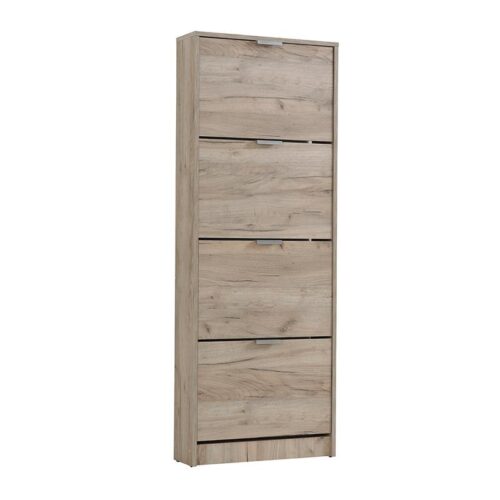 ΠΑΠΟΥΤΣΟΘΗΚΗ Base 14 GREY OAK 58x18x155,5εκ