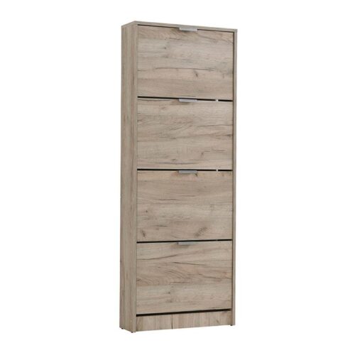 ΠΑΠΟΥΤΣΟΘΗΚΗ Hugo 24 Grey Oak 67x28x155εκ