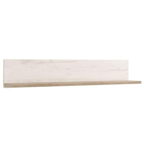 ΡΑΦΙ ΤΟΙΧΟΥ Kent ZP GREY OAK-WHITE OAK 120x19x22εκ knt