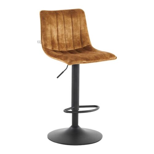 ΣΚΑΜΠΟ ΜΠΑΡ Fylliana FL1020 TOBACCO ΥΦΑΣΜΑ ΜΕ ΑΝΘΡΑΚΙ - ΜΑΥΡΟ ΜΕΤΑΛΛΙΚΟ ΣΚΕΛΕΤΟ 43x48x112εκ