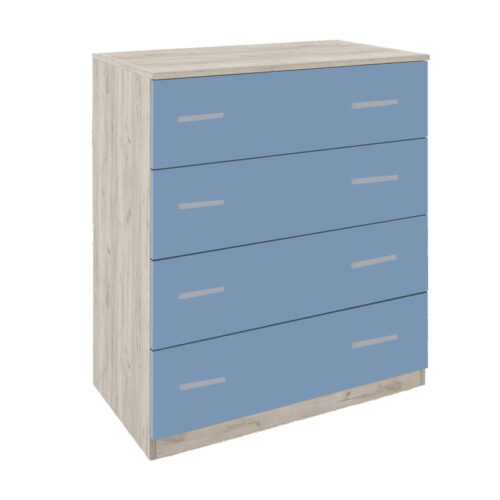 ΣΥΡΤΑΡΙΕΡΑ Fylliana Smile GREY OAK - ΜΠΛΕ 80*45*90