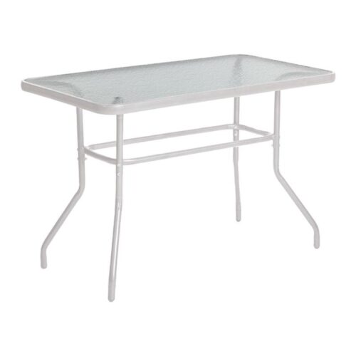 ΤΡΑΠΕΖΙ ΚΗΠΟΥ Fylliana 030 ΛΕΥΚΟ ΧΡΩΜΑ 140x80x70εκ grd