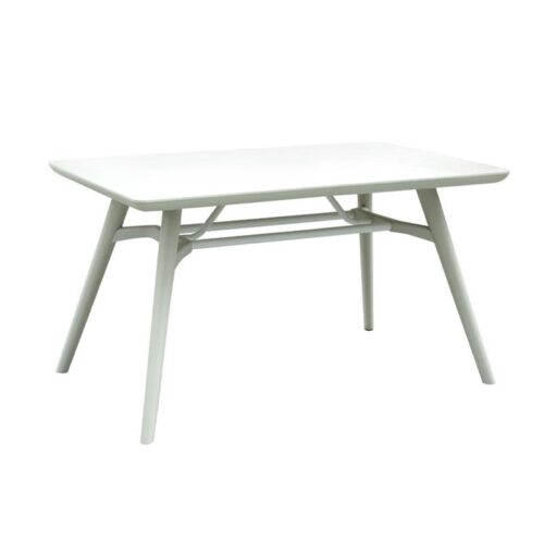 ΤΡΑΠΕΖΙ ΚΗΠΟΥ ΜΕ ABS ΕΠΙΦΑΝΕΙΑ FYLLIANA FL8863 ΛΕΥΚΟ ΧΡΩΜΑ 135x79x75εκ