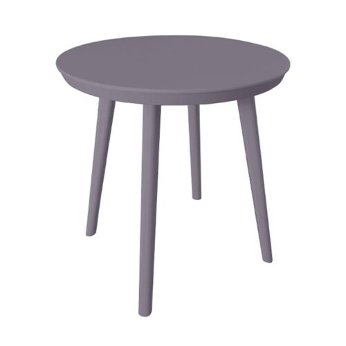 ΣΤΡΟΓΓΥΛΟ ΤΡΑΠΕΖΑΚΙ ΚΗΠΟΥ ΜΕ ABS ΕΠΙΦΑΝΕΙΑ FYLLIANA FL8871 ΓΚΡΙ ΧΡΩΜΑ 50x52εκ