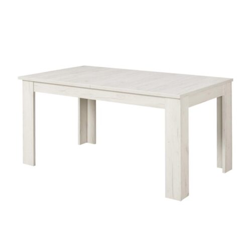 ΤΡΑΠΕΖΙ ΤΡΑΠΕΖΑΡΙΑΣ ΑΝΟΙΓΟΜΕΝΟ OSCAR TS 160 ΛΕΥΚΟ OAK ΧΡΩΜΑ 161x90x77εκ