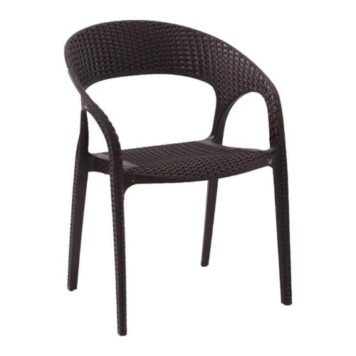 ΚΑΡΕΚΛΑ ΚΗΠΟΥ ΑΠΟ ΠΟΛΥΠΡΟΠΥΛΕΝΙΟ Fylliana FL33 ΜΕ UV ΠΡΟΣΤΑΣΙΑ ΚΑΦΕ ΣΚΟΥΡΟ ΧΡΩΜΑ 60x58x82εκ