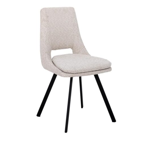 ΚΑΡΕΚΛΑ ΤΡΑΠΕΖΑΡΙΑΣ Fylliana Alice ΚΡΕΜ ΧΡΩΜΑ 47x54x87εκ