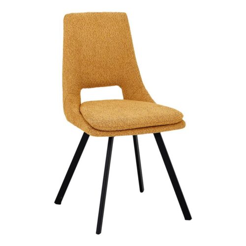 ΚΑΡΕΚΛΑ ΤΡΑΠΕΖΑΡΙΑΣ Fylliana Alice ΜΟΥΣΤΑΡΔΙ ΧΡΩΜΑ 47x54x87εκ