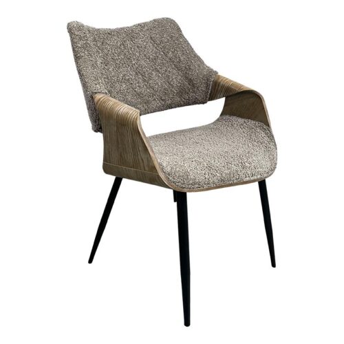 ΚΑΡΕΚΛΑ ΤΡΑΠΕΖΑΡΙΑΣ Fylliana FL6145 ΜΠΕΖ ΥΦΑΣΜΑ 58x56x83εκ