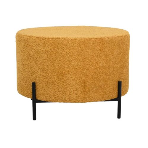 ΣΤΡΟΓΓΥΛΟ ΣΚΑΜΠΟ Fylliana Kristal ΜΟΥΣΤΑΡΔΙ ΧΡΩΜΑ 60x40εκ