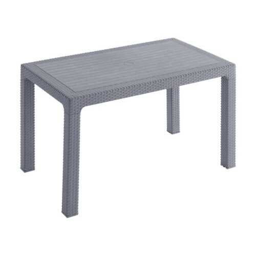 ΤΡΑΠΕΖΙ ΕΞΟΧΗΣ Fylliana Baltic ΑΝΘΡΑΚΙ ΧΡΩΜΑ 120x70x75εκ