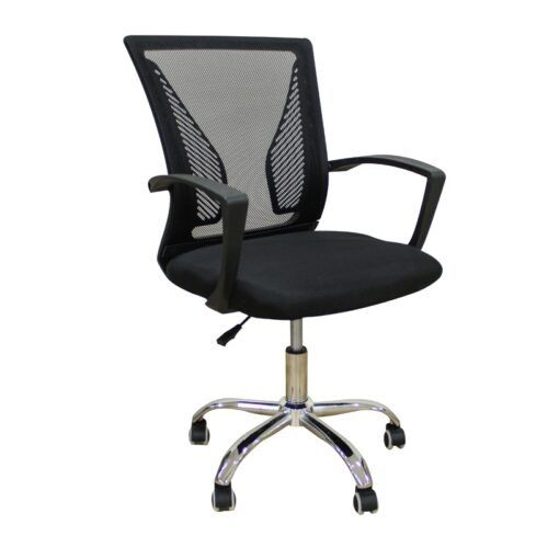 A9880 ΜΑΥΡO MESH ΠΟΛΥΘΡΟΝΑ ΓΡΑΦΕΙΟΥ 01.0408