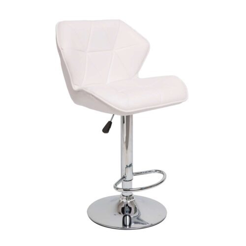 Σκαμπό Comfort Λευκό 53 x 52 x 91-111