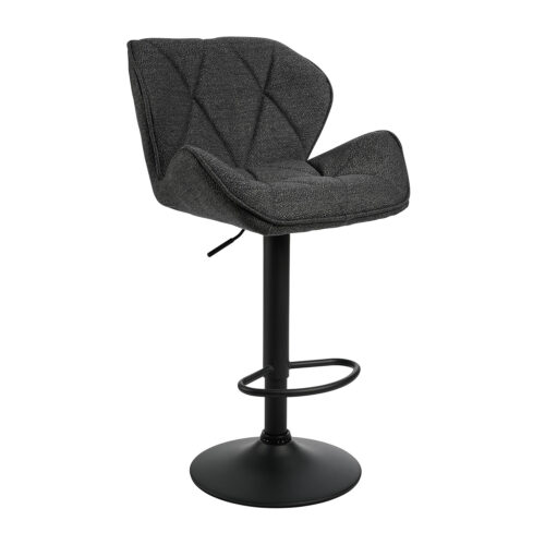 Σκαμπό Comfort Fabric Γκρι 53 x 52 x 91-111