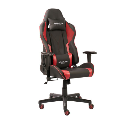 Καρέκλα Γραφείου Eagle Μαύρο - Μπορντώ 66.5 x 66 x 125-135