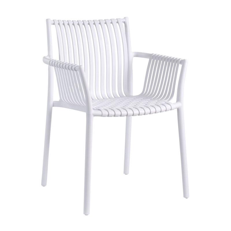 Πολυθρόνα Zanett λευκό 59 x 56 x 82