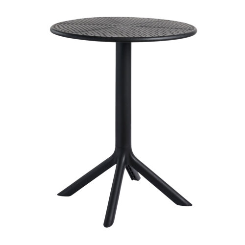 Τραπέζι Moreno Μαύρο Φ60 x  x 76