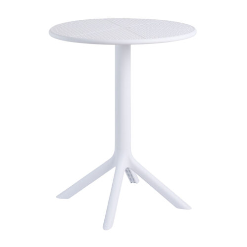 Τραπέζι Moreno Λευκό Φ60 x  x 76