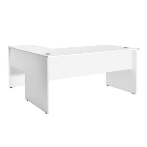 Γραφείο διευθυντικό Rio Megapap γωνιακό αναστρέψιμο χρώμα λευκό 160x144x75εκ. - GP009-0204