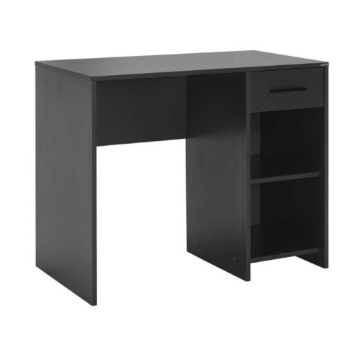 Γραφείο εργασίας Concept Megapap από μελαμίνη σε χρώμα ανθρακί 90x52x75εκ. - GP009-0235