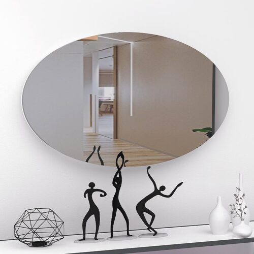 Καθρέφτης τοίχου Vista Megapap χρώμα λευκό 90x50x2,2εκ. - GP028-0006