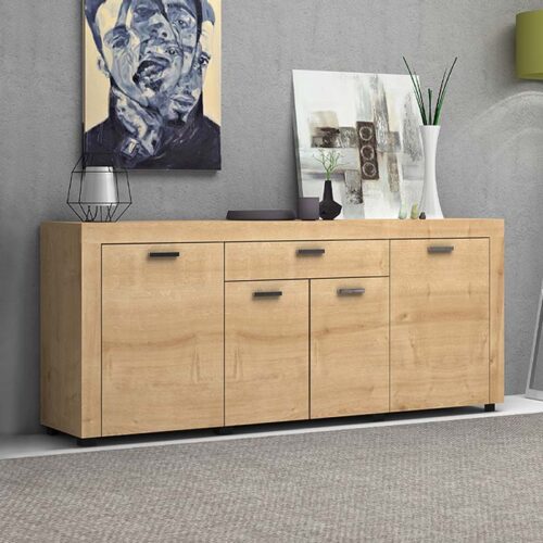 Μπουφές μελαμίνης Joseph Megapap χρώμα sonoma 177x40x76εκ. - GP028-0081,1