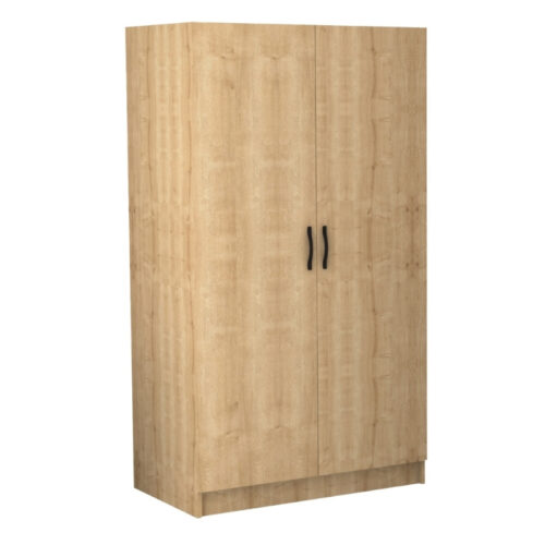 Ντουλάπα ρούχων Victoria Megapap δίφυλλη χρώμα φυσικό οξιάς 100x60x181εκ. - GP028-0122,2