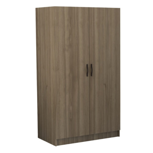 Ντουλάπα ρούχων Victoria Megapap δίφυλλη χρώμα καρυδί 100x60x181εκ. - GP028-0122,3