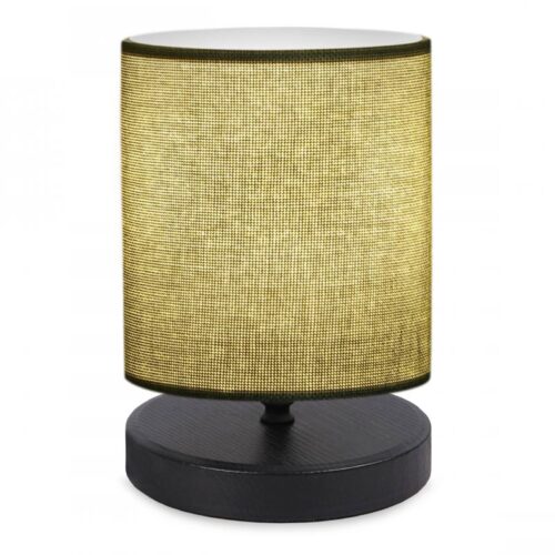 Φωτιστικό επιτραπέζιο Hassard Megapap ύφασμα/Mdf χρώμα πράσινο/μαύρο 15x16x22εκ. - GP029-0015,6