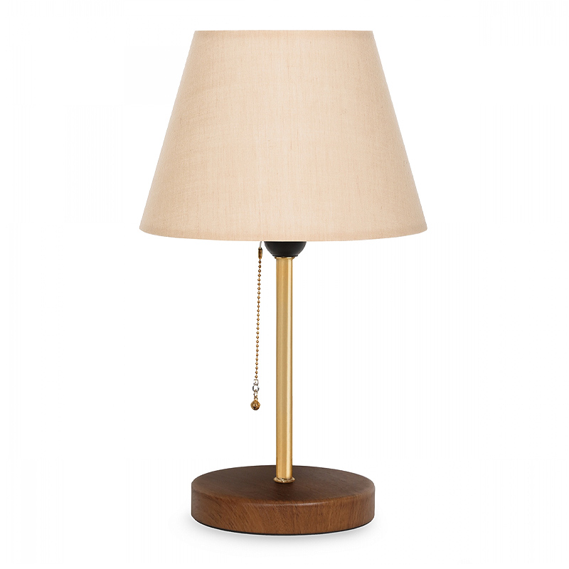 Φωτιστικό επιτραπέζιο Tipton Megapap μέταλλο/πλαστικό/Mdf χρώμα μπεζ/χρυσό/καφέ 22x14x40εκ. - GP029-0019,1