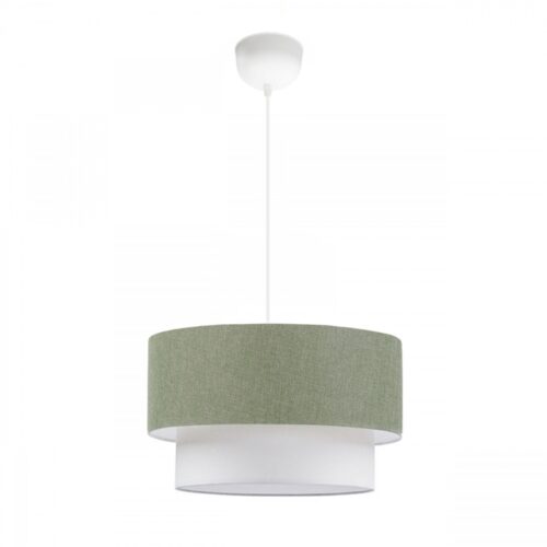 Φωτιστικό οροφής Whitehouse Megapap E27 υφασμάτινο μονόφωτο χρώμα χακί 30x20x55εκ. - GP029-0049,10