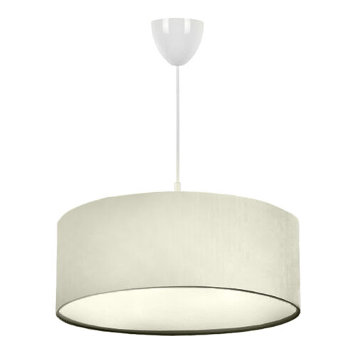 Φωτιστικό οροφής Monahan Megapap υφασμάτινο μονόφωτο χρώμα εκρού 38x20x70εκ. - GP029-0053,3