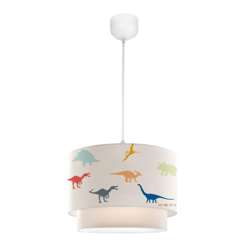 Φωτιστικό οροφής Goofy Megapap υφασμάτινο μονόφωτο με χαριτωμένα δεινοσαυράκια 30x20x70εκ. - GP029-0058,11